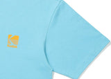 ビッグロゴコットンショートスリーブTシャツ【ブルー】