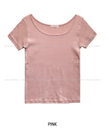 [1+1] Everyday U neck loose fit short sleeve T-shirt