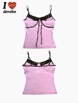 Sugar Pink Leopard Sleeveless T-shirt