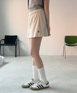 VELOUR TRAINING SKIRT [4color]