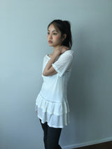 Silk Layer Frill sleeveless (2color)