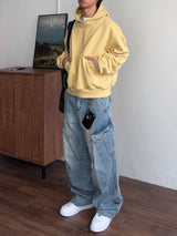 Low-Tone High Neck Crop Hoodie (3color) (No.998)