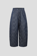 Eddy slub point denim pants