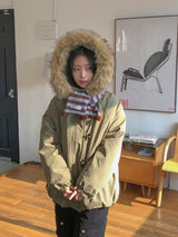 アヤンダッフルハーフジャケットウェロンパッディドジャンパー