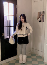 #Orca Collar Knit Zip-up (3color)