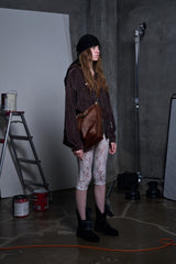 EYELET LEATHER BAG (VER.2) – BROWN 
