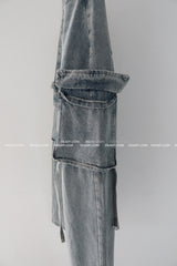 cargo strap jogger & wide jeans