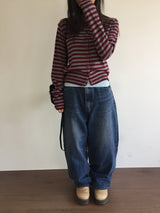 Barrel Wide Balloon Denim (1color)