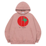 トマトプリントフードTユニセックス (2Color)