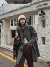 Atelier Hooded Wool Duffle Coat