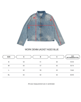 Work Jacket Denim - Aged Blue