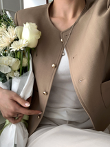 Setter Spring Collarless Jacket / 3 colors