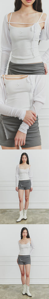 WHISPER BOLERO white