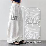 89 High-Waist Bendable String Wide Pants Jogger & Wide Fit Sweat Pants (2 colors)