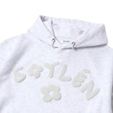 FLOWER LOGO HOODIE (LIGHT GRAY)