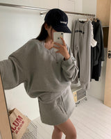[MADE/6color] Pony, V-neck loose fit trainer