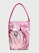 '& SPEAK LOVE WAITS' ANIMATION 2-WAY BAG PINK