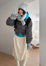 PLUSH HIGH-NECK JUMPER