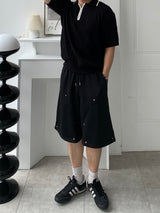 Point Rivet Bermuda Pants