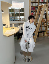 No.1025 ネイビークロップフードTシャツ (3color)