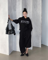 ビッグバックルポケットパンチングショルダーバッグ