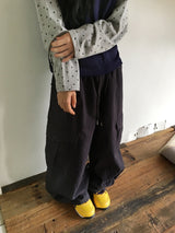 [unisex] サイモン ワイド コットン バンディング カーゴパンツ