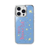 リトルバニーキャット ガラスシルバーバンパーケース( Blue )