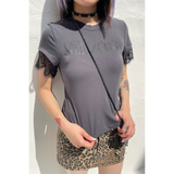 レーススリーブTシャツ