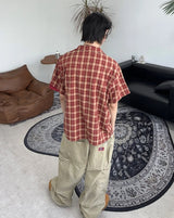 レナードクラックグラフィック半袖Tシャツ