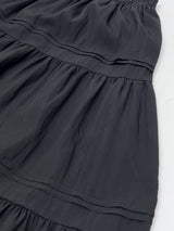 Layered Tiered Flare Long Skirt