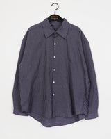 [UNISEX] Sket Autumn Checked Oversized Fit Long Sleeve Shirt