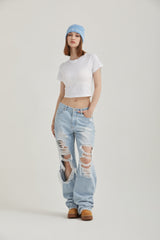 PETITE RIBBON T-SHIRT