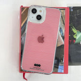 [Jelly] Stipe slim(red) Jelly case