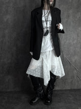 pocket basic striped jacket