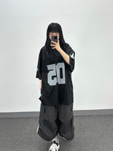 バーガートラックコットンショーツ