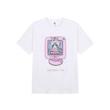 Computer Angel Half T-shirt - WHITE