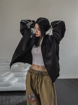 [U-BASIC]ソフトリブラウンドクロップロングスリーブ