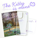【MADE】Kitty is mine Jelly hard Phone case (2 color)