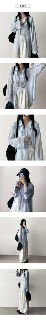 Lotty pocket cool long-sleeve shirt