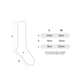 [6PACK] 1507 ベーシックトラウザーニーソックス