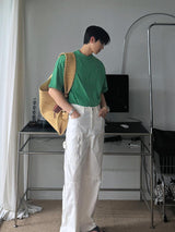 ASCLO All Fade Zip Carpenter Pants (2color)