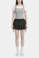 Nerin Buckle Layered Top