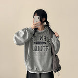 Noah Lettering Point Casual Over Hoodie