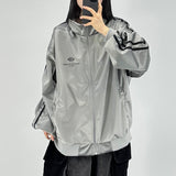 velvet track jersey zip-up
