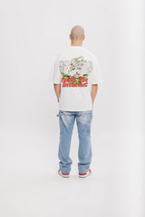 Bad Omens スケルトンパフプリントTシャツ