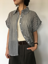 Dolman check shirt (4color)