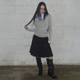 SHIRT LAYERED LONG SLEEVE (GRAY) F25ZB023