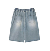 Arpa Damaged Bermuda Denim Pants