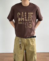 カーフプリントショートスリーブTシャツ