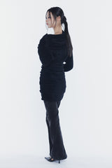 MISTY LOOSE DRESS black